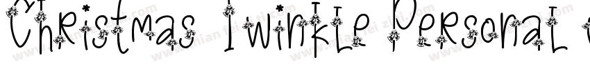 Christmas Twinkle Personal use字体转换